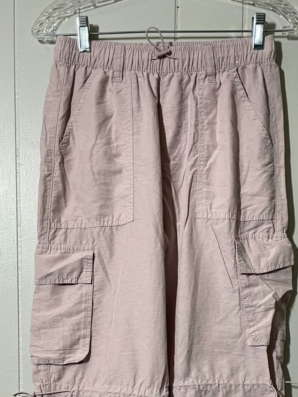 Aeropostale pink parachute pants size small